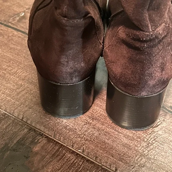 Aquatalia Brown Suede Knee-High Boots